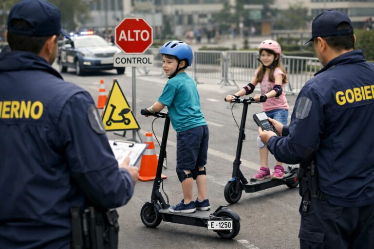 Gobierno evaluará regulación para el uso de patinetas eléctricas; criterios incluirán placas y edad mínima