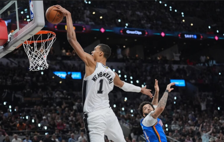 wembanyama-anota-33-puntos-y-ayuda-a-spurs-a-aplastar-a-thunder-103-82-e-igualar-final-del-oeste