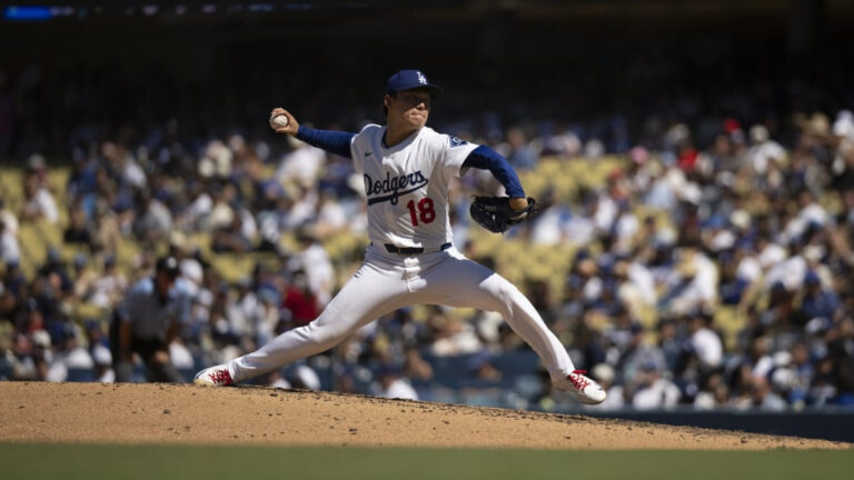 Yamamoto domina con 10 ponches y Dodgers aplastan a Filadelfia para quedarse con la serie