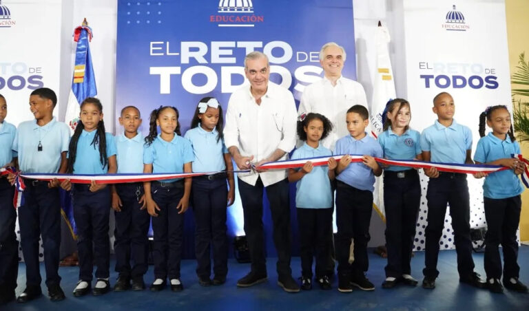 Gobierno inaugura seis infraestructuras educativas para 2,660 estudiantes en el Gran Santo Domingo