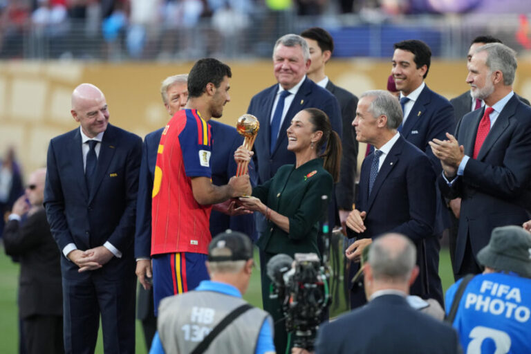 México fue la mejor sede»: Sheinbaum celebra el título de España en el Mundial