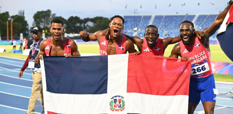 República Dominicana conquista el oro en el relevo masculino 4×100 metros