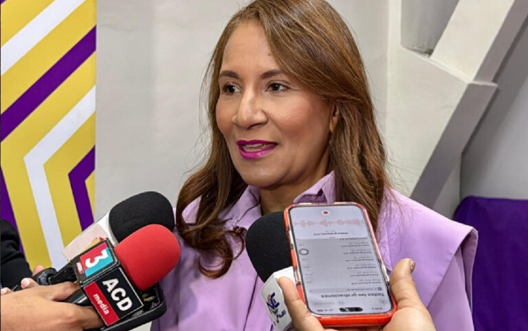 Zoraima Cuello afirma ciudadanos se quejan por apagones, delincuencia y alto costo de alimentos